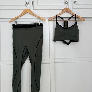 Bandier Leggings + Bra Set. Size M.